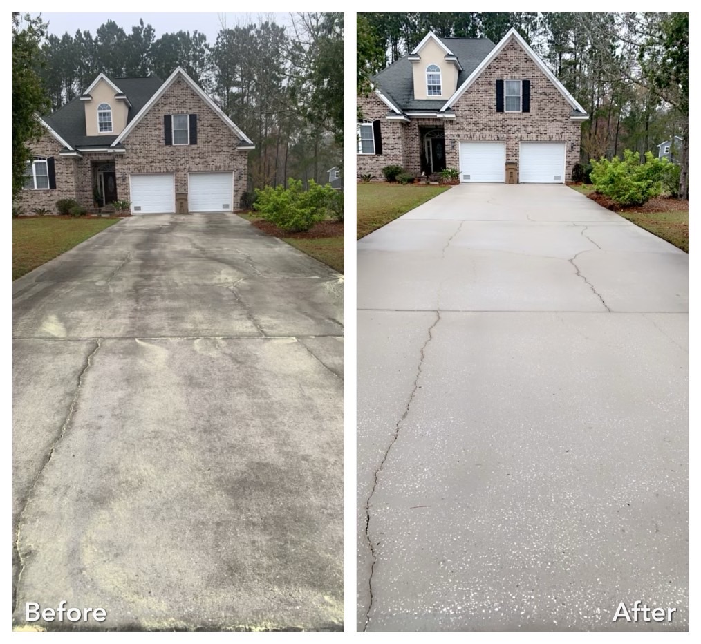 Professional Driveway Cleaning in Richmond Hill, GA by Allstate Pressure Washing Thumbnail